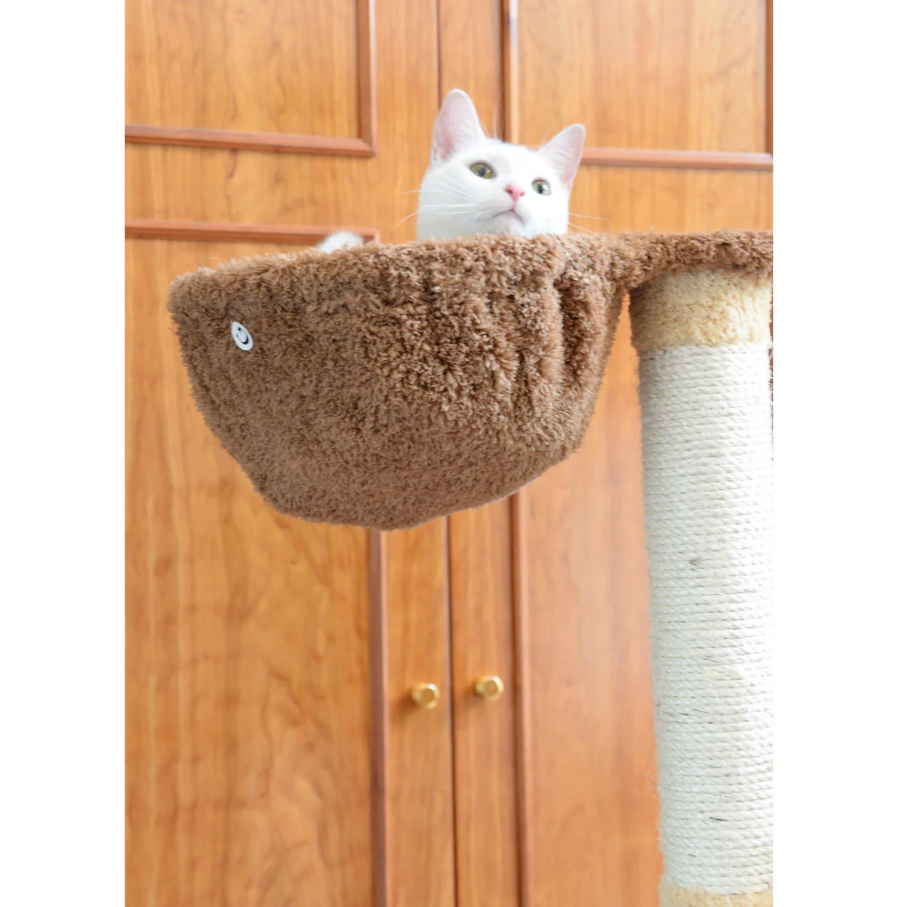 Armarkat 78" Cat Tree with Playhouse and Basket - Image 4