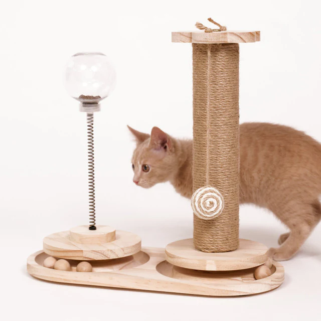 Armarkat Interactive Scratch Post and Activity Center - Image 2