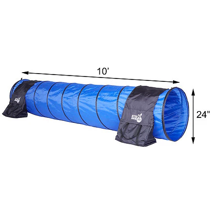 Better Sporting Dogs 10 Foot Dog Agility Tunnel with Sandbags - Image 3