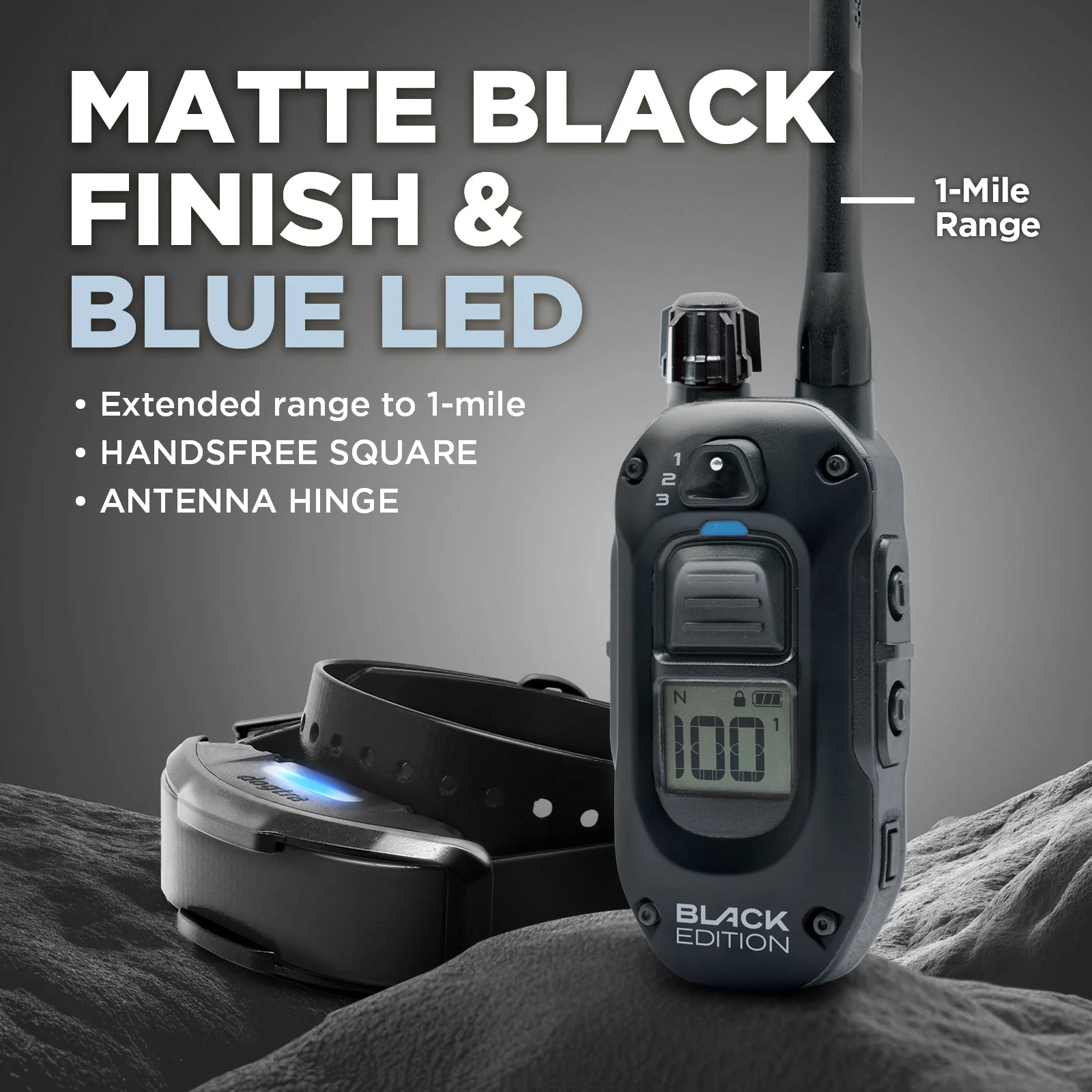 Dogtra 1900X Black Edition 1-Dog Unit E-Collar - Image 4