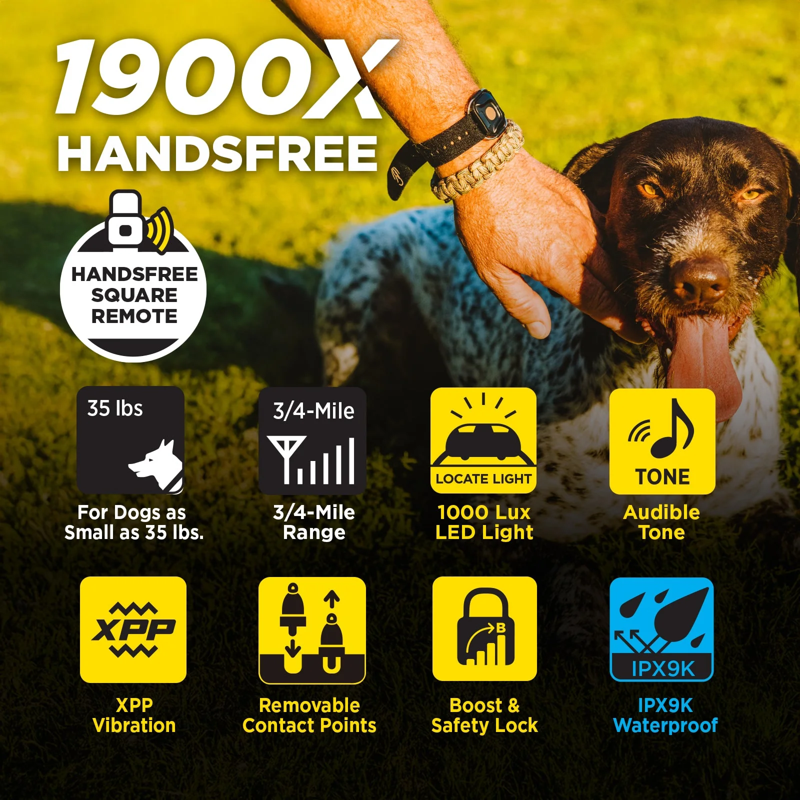 Dogtra 1900X Handsfree 1-Dog Unit É-Collar - Image 12