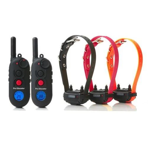 E-Collar PE-903 2T 3-Dog Pro Educator with 2 Transmitters