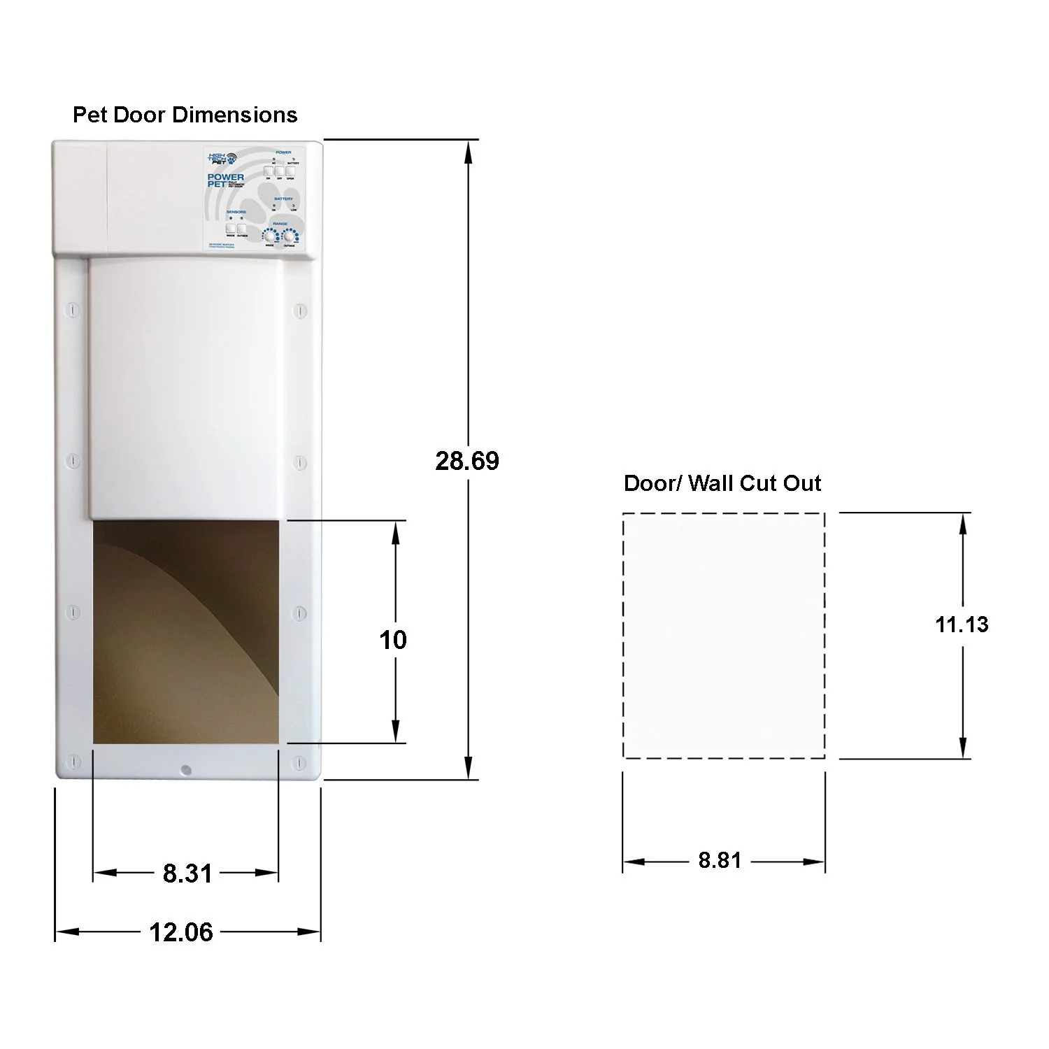 High Tech Pet Power Pet Door - Medium - Image 4