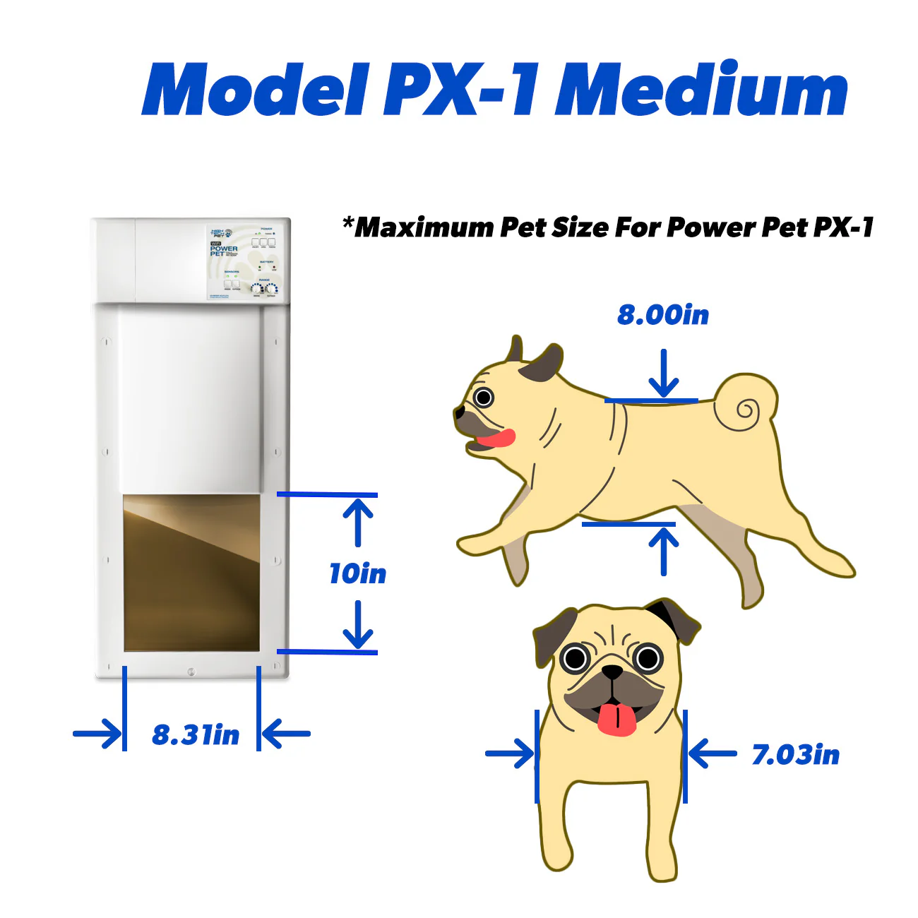 High Tech Pet WiFi Controlled Power Pet Door - Medium - Image 7