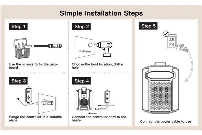 K9 Kennel Store 500 Watt Wi-Fi Dog House Heater - Image 4