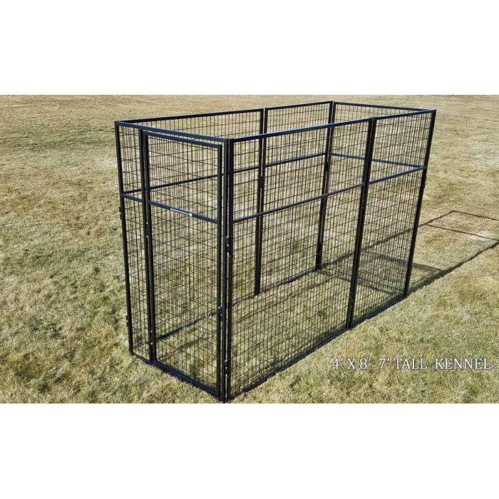 K9 Kennel Store Basic 7' Tall Wire Kennel (Powder-Coated) - Image 6