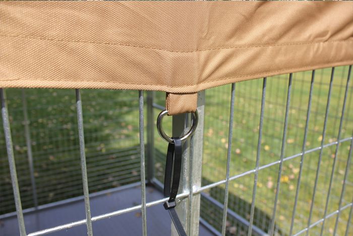 K9 Kennel Store Heavy Duty Canvas Kennel Top W/Roof Bars - Image 5