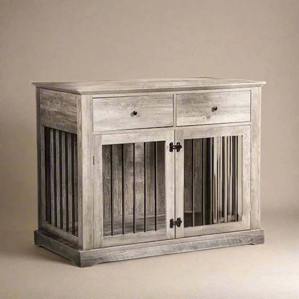 OnePaw LYRA Wooden Dog Crate with Storage - Image 10