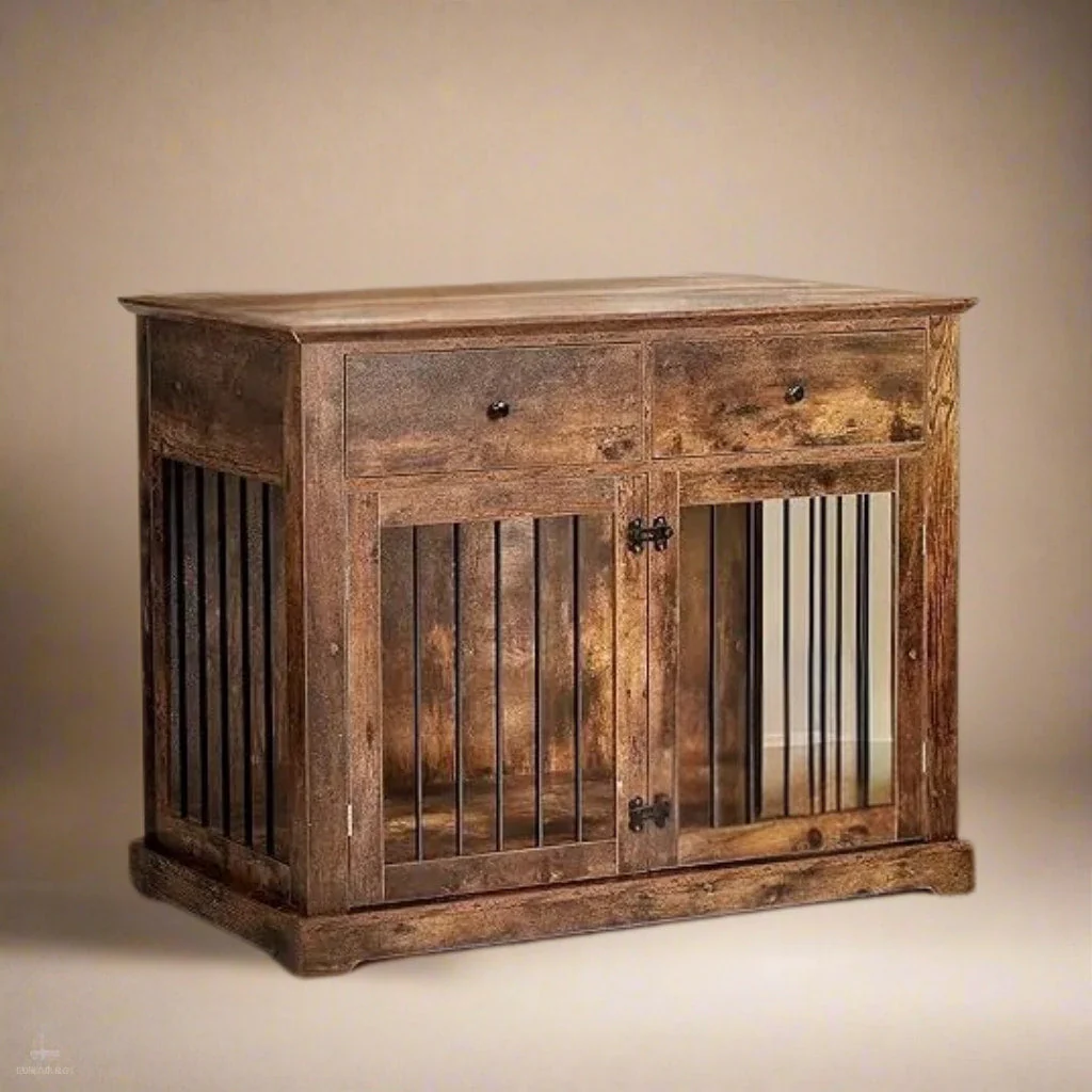 OnePaw LYRA Wooden Dog Crate with Storage - Image 6