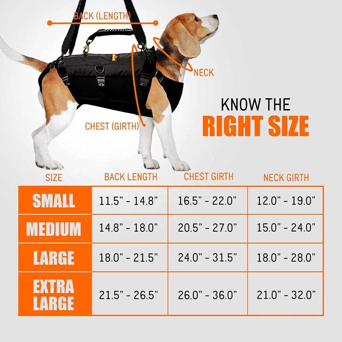 NeoAlly 5-in-1 Sturdy Dog Lift Harness Full Body Support - Image 4