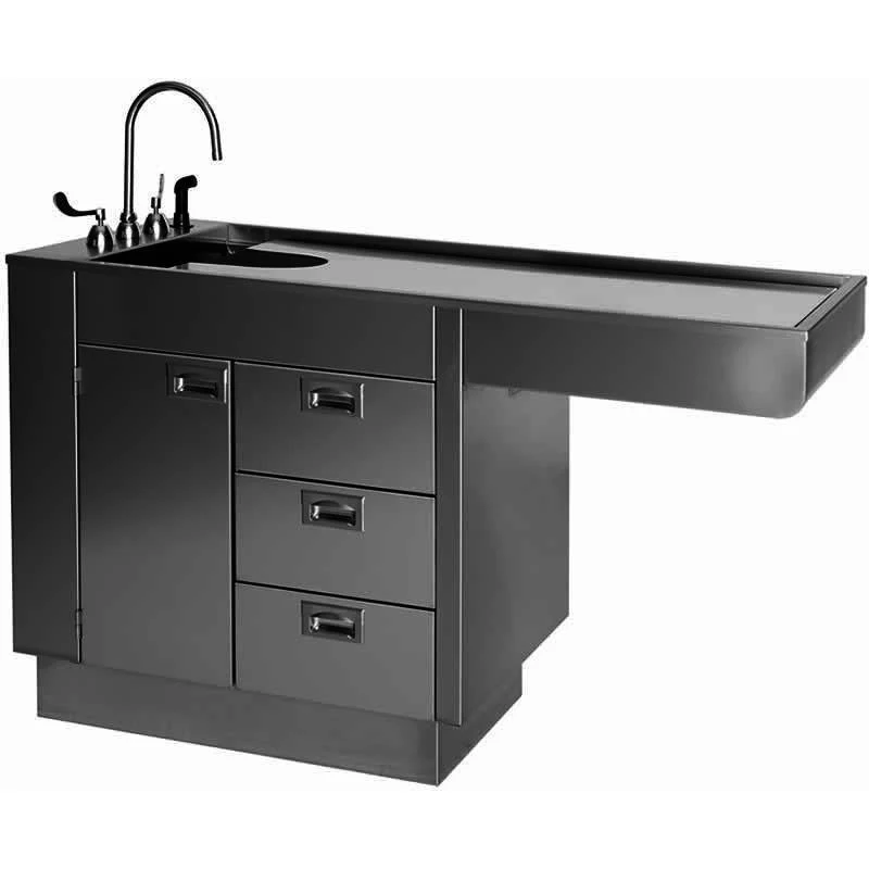 Petlift All Stainless Steel With 3 Drawers & Cabinet Veterinary Wet Table
