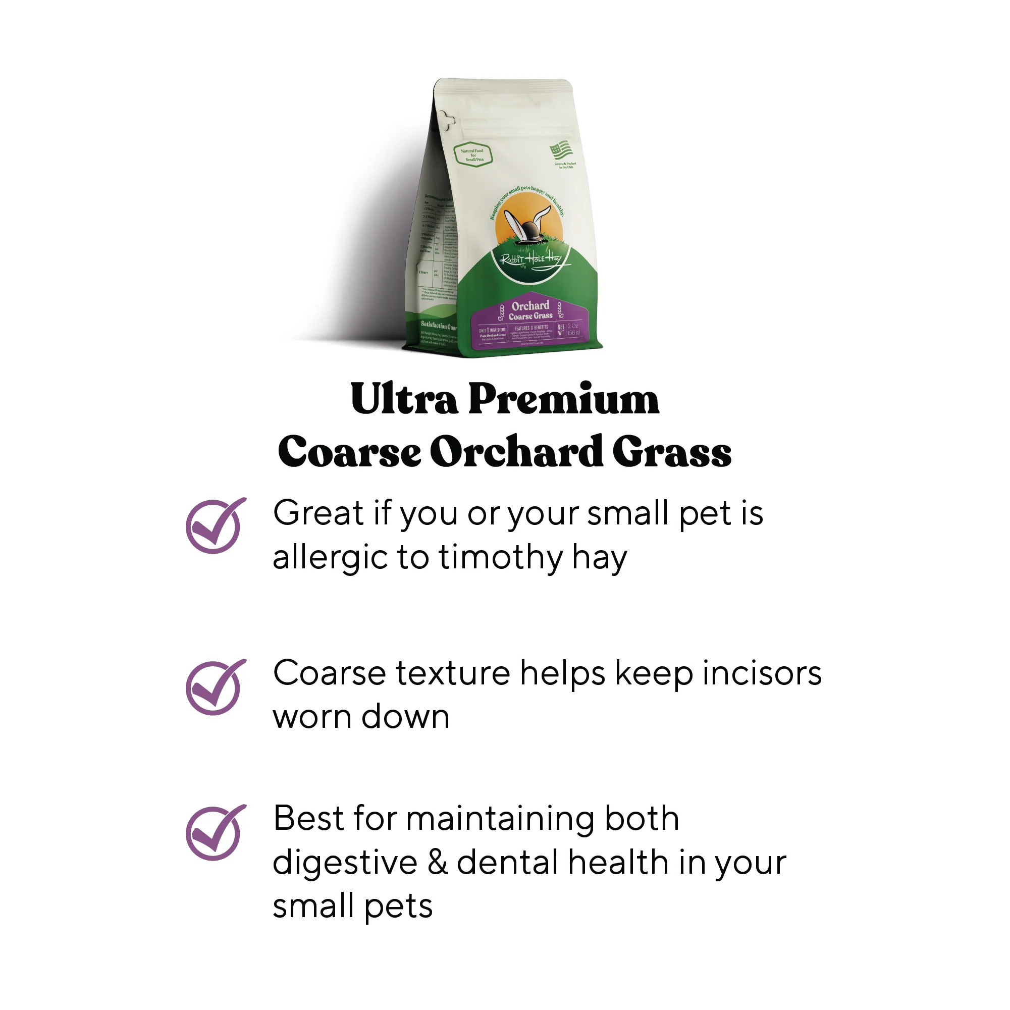 Rabbit Hole Hay Ultra Premium Coarse Orchard Grass - Image 2