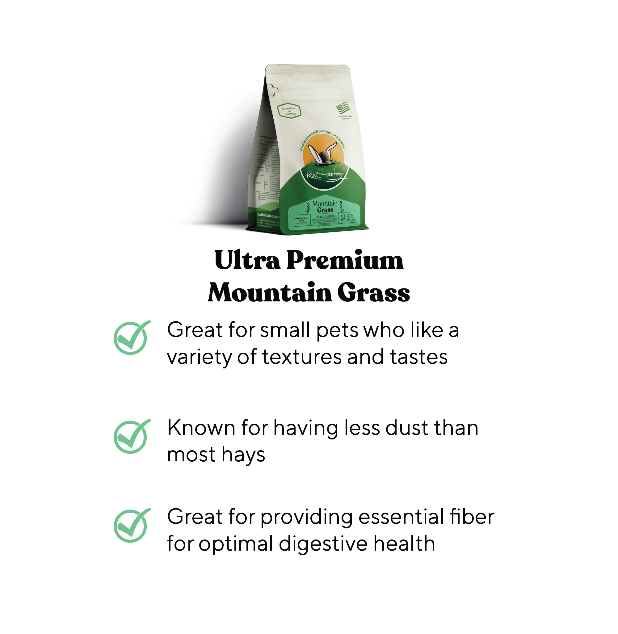 Rabbit Hole Hay Ultra Premium Mountain Grass - Image 2