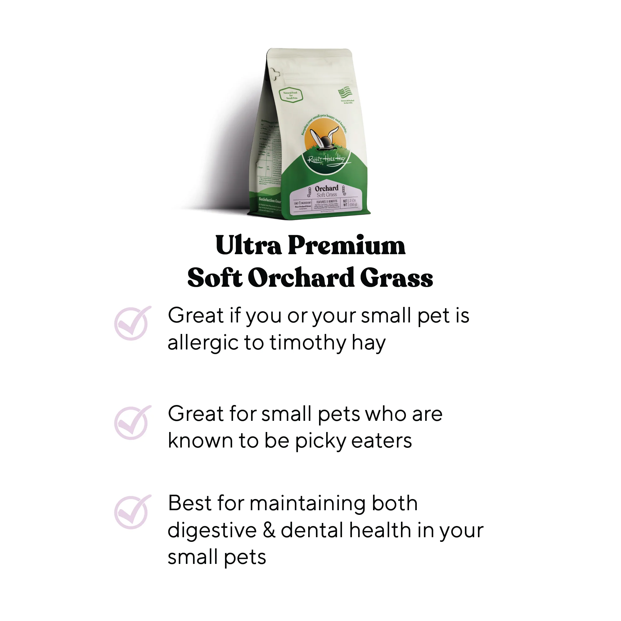 Rabbit Hole Hay Ultra Premium Soft Orchard Grass - Image 2