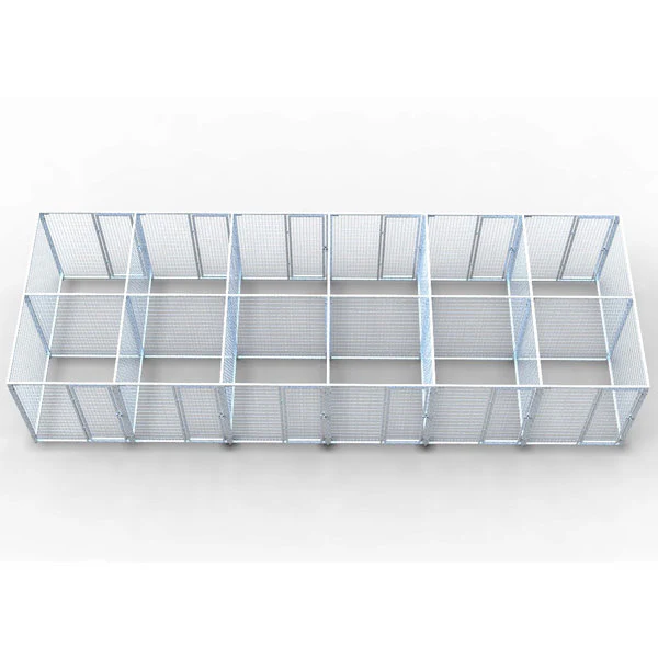 TK Products Back to Back Complete 12-Run Kennel 5’x5’ w/ Stainless Steel Hardware - Image 5
