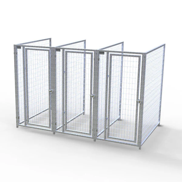 TK Products Complete 3’W x 5’L x 6’H Kennel Run w/ Stainless Steel Hardware - Image 4