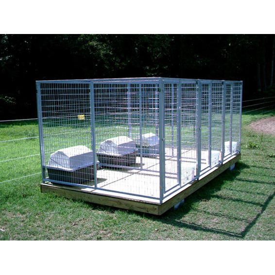 TK Products Complete 4’W Kennel w/8-3” Stainless steel bolt assemblies - Image 4