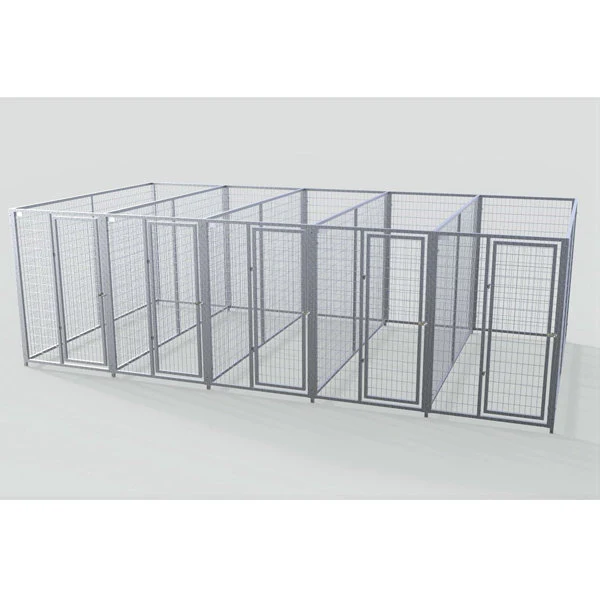 TK Products Complete 4’W x 10’L x 6’H Kennel Run w/ Stainless Steel Hardware - Image 9