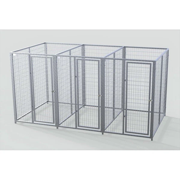 TK Products Complete 4’W x 6’L x 6’H Kennel Run w/ Stainless Steel Hardware - Image 5
